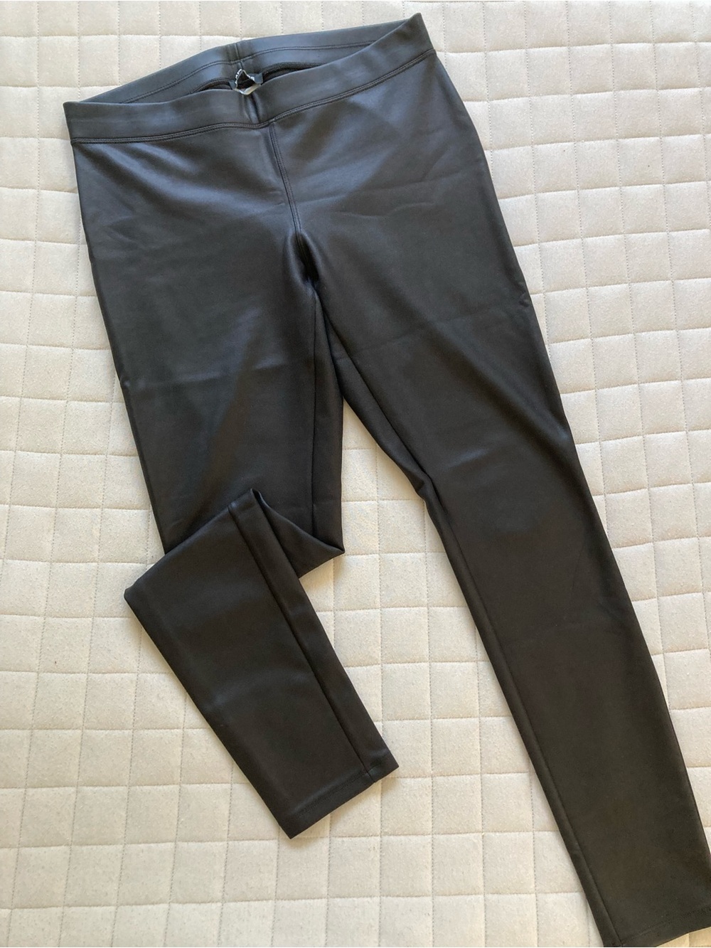 Express Women’s Black Faux Leather Leggings